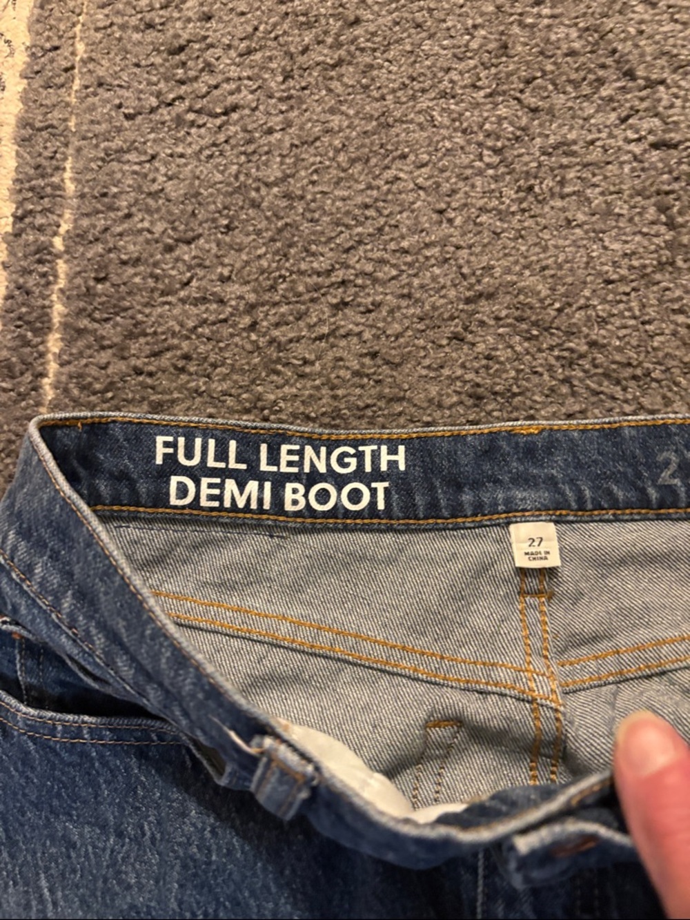 J. Crew Women's Dark Blue Flare Jeans - Picture 4 of 4